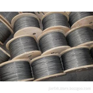 AISI / ASTM Galvanized steel ASTM Wire Rope , 1x7 and Heat-